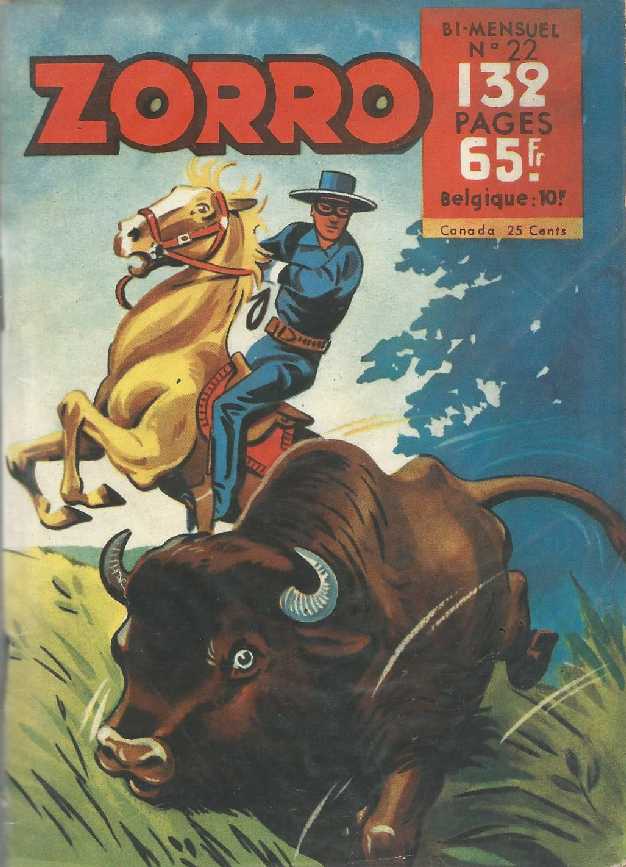 Scan de la Couverture Zorro n 22